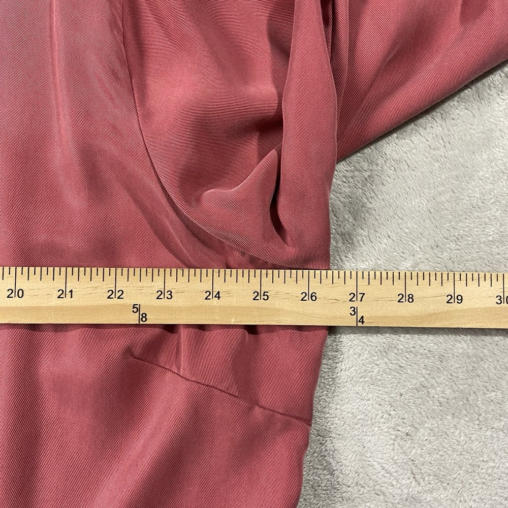 Soft Surroundings 100% Tencel Button Up Blouse Women's 3X Pink Lagenlook Artsy M - Picture 8 of 11